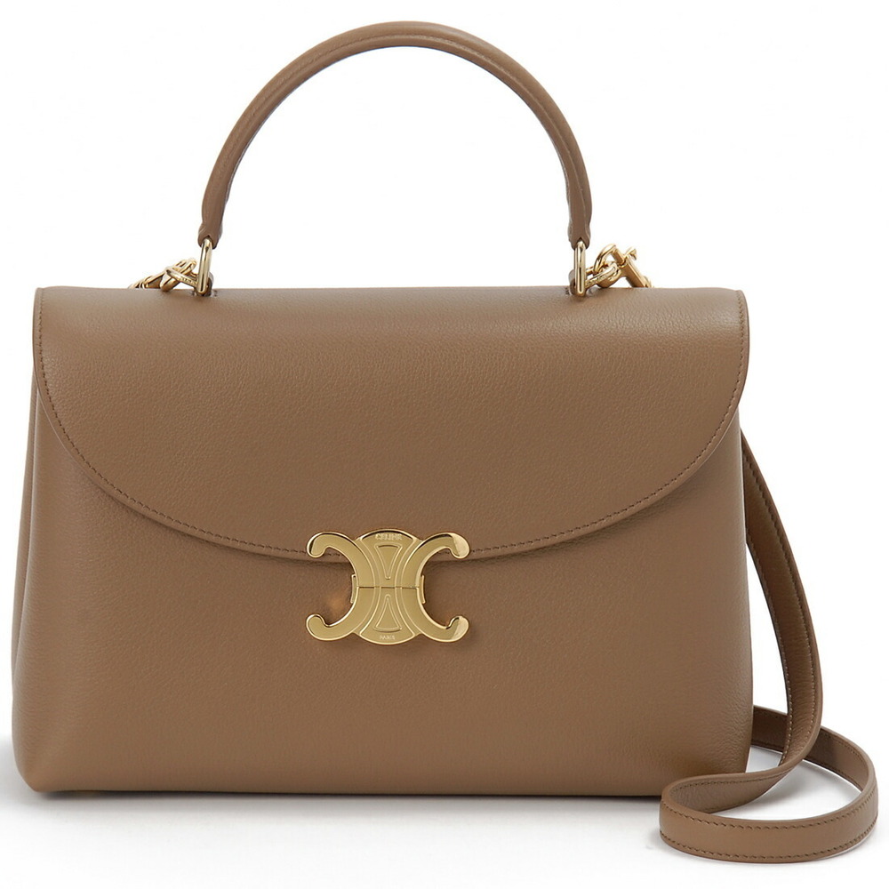Celine Nino Leather 2way Shoulder Handbag